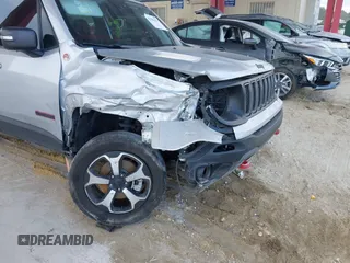 2021 Jeep Renegade Trailhawk with VIN ZACNJDC17MPN27500, listed as a IAAI auction lot 42206678 with 114,258 mi miles and . Bid and sale history available at DreamBid. Image 6.