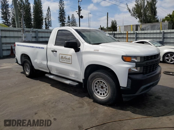 2020 Chevrolet Silverado 1500 Work Truck with VIN 3GCNWAEH6LG248388, listed as a Copart auction lot 54203645 with 85,296 mi miles and Clean Title. Bid and sale history available at DreamBid. Image 4.