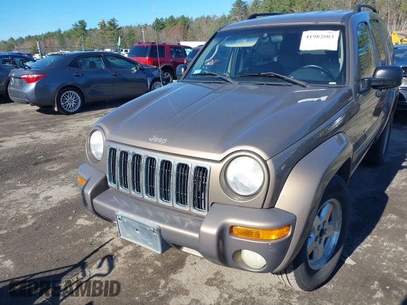 2002 Jeep Liberty Limited with VIN 1J8GL58K82W149287, listed as a IAAI auction lot 41982603 with 154,449 mi miles and . Bid and sale history available at carsss.com. Image 6.