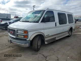 2000 GMC Savana with VIN 1GDFG15R9Y1177683, listed as a Copart auction lot 43761105 with 134,067 mi miles and Salvage Title. Bid and sale history available at carsss.com. Image 1.