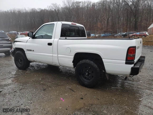 1999 Dodge Ram 1500 with VIN 1B7HC16X8XS213569, listed as a Copart auction lot 83028614 with 0 mi miles and Salvage Title. Bid and sale history available at carsss.com. Image 2.