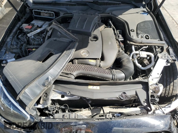 2022 Mercedes-Benz E 350 with VIN W1KZF8DB0NB077775, listed as a Copart auction lot 56567085 with 39,548 mi miles and Salvage title. Bid and sale history available at DreamBid. Image 11.