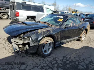 2001 Ford Mustang GT Deluxe with VIN 1FAFP45X91F262476, listed as a Copart auction lot 48036485 with 0 mi miles and Salvage Title. Bid and sale history available at carsss.com. Image 1.