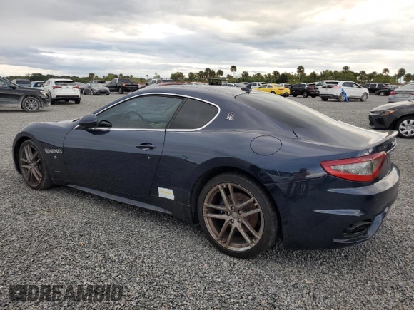 2018 Maserati GranTurismo Sport with VIN ZAM45VLA0J0271271, listed as a Copart auction lot 74137254 with Not provided miles and Non repairable. Bid and sale history available at DreamBid. Image 2.