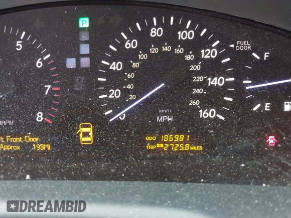 2005 Lexus LS 430 with VIN JTHBN36FX55011393, listed as a IAAI auction lot 41883790 with 186,981 mi miles. Bid and sale history available at carsss.com. Image 15.