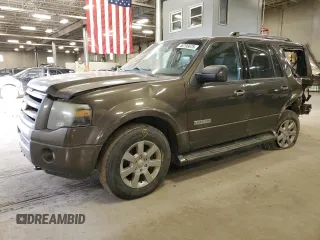 2008 Ford Expedition Limited with VIN 1FMFU20588LA49510, listed as a Copart auction lot 48795675 with 264,198 mi miles and Salvage Title. Bid and sale history available at DreamBid. Image 1.