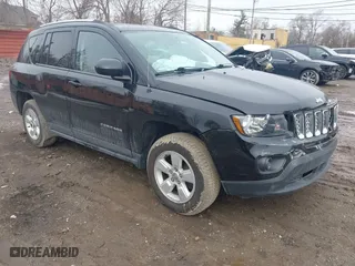2017 Jeep Compass High Altitude with VIN 1C4NJCEA4HD207095, listed as a IAAI auction lot 41695894 with 102,414 mi miles. Bid and sale history available at carsss.com. Image 1.