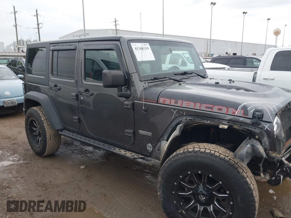 2018 Jeep Wrangler Unlimited Rubicon Recon with VIN 1C4BJWFG4JL827920, listed as a IAAI auction lot 41368319 with 110,835 mi miles and . Bid and sale history available at DreamBid. Image 14.