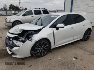 2022 Toyota Corolla Hatchback XSE with VIN JTNC4MBE8N3185319, listed as a Copart auction lot 88125325 with 19,605 mi miles and Salvage Title. Bid and sale history available at carsss.com. Image 1.