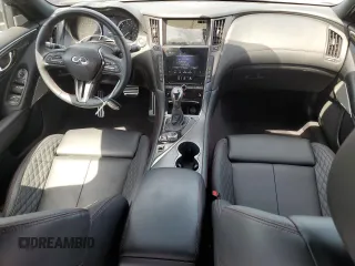 2023 Infiniti Q50 Red Sport 400 with VIN JN1FV7DP8PM570247, listed as a Copart auction lot 51143775 with 8,919 mi miles and Clean Title. Bid and sale history available at DreamBid. Image 8.