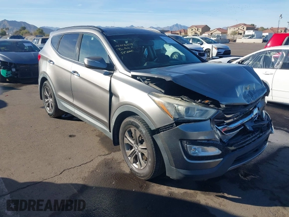 2013 Hyundai Santa Fe Sport with VIN 5XYZUDLB9DG025236, listed as a IAAI auction lot 41422852 with 129,893 mi miles. Bid and sale history available at carsss.com. Image 1.