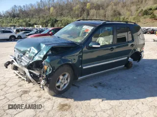 2005 Mercedes-Benz M 350 with VIN 4JGAB57E65A539555, listed as a Copart auction lot 52109925 with 191,789 mi miles and Salvage title. Bid and sale history available at DreamBid. Image 1.