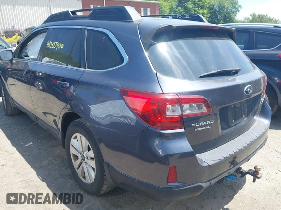 2015 Subaru Outback Premium with VIN 4S4BSADC7F3292116, listed as a IAAI auction lot 42500900 with 120,201 mi miles and . Bid and sale history available at DreamBid. Image 3.