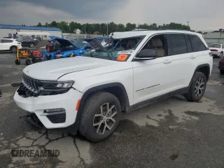 2023 Jeep Grand Cherokee Limited with VIN 1C4RJHBG8PC580782, listed as a Copart auction lot 59262215 with Not provided miles and Salvage title. Bid and sale history available at DreamBid. Image 1.