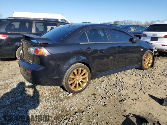 2010 Mitsubishi Lancer GTS with VIN JA32U8FW8AU031934, listed as a Copart auction lot 51247365 with 122,500 mi miles and Salvage Title. Bid and sale history available at carsss.com. Image 3.