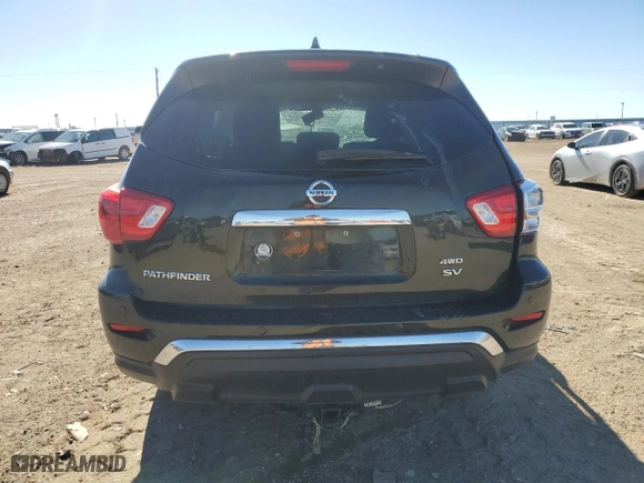 2019 Nissan Pathfinder SV with VIN 5N1DR2MM8KC586105, listed as a Copart auction lot 43481885 with 98,489 mi miles and Salvage Title. Bid and sale history available at carsss.com. Image 6.