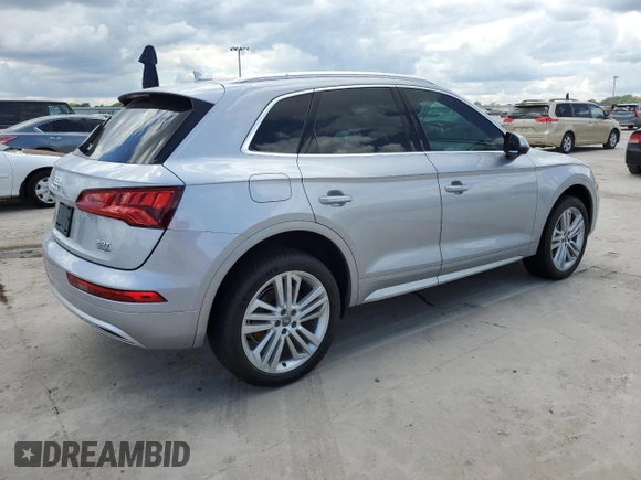 2018 Audi Q5 Premium Plus с VIN WA1BNAFY5J2097127, выставлен на аукционе Copart как лот 56577515 с пробегом Не указан миль и Списание • Salvage title. История ставок и продаж доступна на DreamBid. Изображение 3.