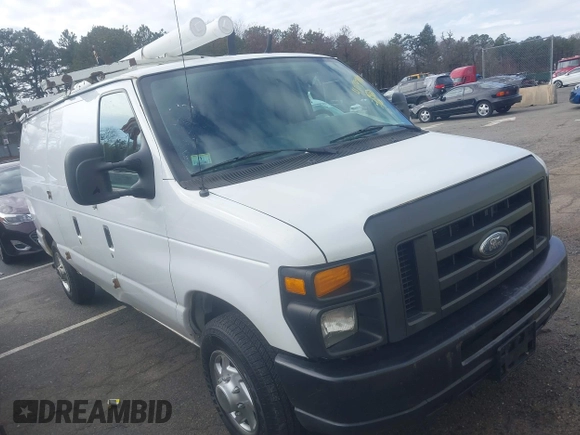 2012 Ford Econoline Cargo Commercial with VIN 1FTNE1EWXCDB38975, listed as a IAAI auction lot 41747167 with 331,484 mi miles and . Bid and sale history available at carsss.com. Image 1.