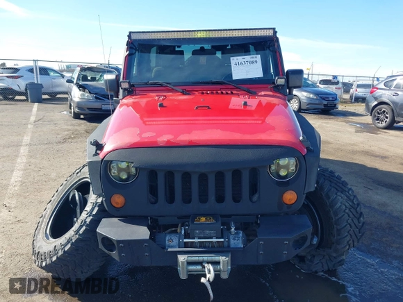 2007 Jeep Wrangler Unlimited X with VIN 1J4GA39147L157588, listed as a IAAI auction lot 41637089 with 87,812 mi miles and . Bid and sale history available at DreamBid. Image 12.