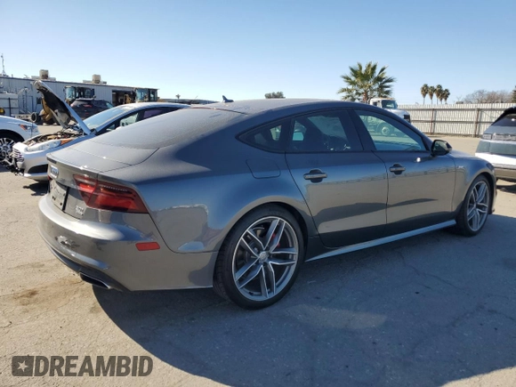 2017 Audi A7 Premium Plus with VIN WAUW3AFC2HN051875, listed as a Copart auction lot 43174955 with 125,521 mi miles and Salvage Title. Bid and sale history available at carsss.com. Image 3.