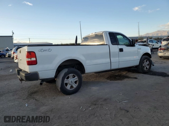 2008 Ford F-150 XL with VIN 1FTRF14V68KD58687, listed as a Copart auction lot 84562064 with 189,533 mi miles and Salvage Title. Bid and sale history available at carsss.com. Image 3.