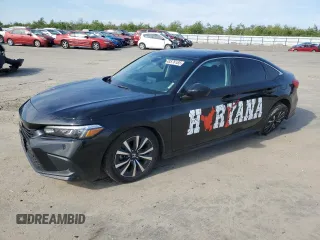 2024 Honda Civic EX z VIN 2HGFE1F72RH321120, wystawiony jako Copart lot #48576185 z przebiegiem 67 696 mil mil oraz Szkoda całkowita • Salvage title. Historia ofert i sprzedaży dostępna na DreamBid. Obrazek 1.
