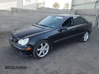 2007 Mercedes-Benz C 230 Sport with VIN WDBRF52HX7F853520, listed as a Copart auction lot 48811325 with 117,859 mi miles and Clean Title. Bid and sale history available at DreamBid. Image 1.