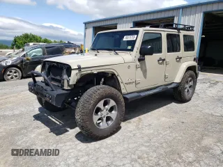2017 Jeep Wrangler Unlimited Sahara with VIN 1C4BJWEG3HL627882, listed as a Copart auction lot 56579755 with 78,095 mi miles and Salvage title. Bid and sale history available at DreamBid. Image 1.