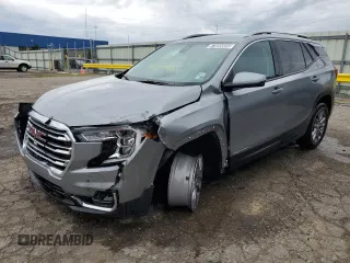 2024 GMC Terrain SLT z VIN 3GKALVEG7RL272936, wystawiony jako Copart lot #57855835 z przebiegiem 43 268 mil mil oraz Nie do naprawy • Non repairable. Historia ofert i sprzedaży dostępna na DreamBid. Obrazek 1.