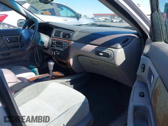 2002 Mercury Sable GS with VIN 1MEFM50U82G605715, listed as a IAAI auction lot 42148296 with 115,423 mi miles and . Bid and sale history available at DreamBid. Image 5.