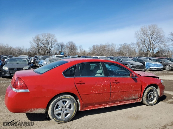 2011 Chevrolet Impala LS Fleet with VIN 2G1WF5EK5B1258434, listed as a Copart auction lot 45314725 with NaN miles and Salvage Title. Bid and sale history available at carsss.com. Image 3.
