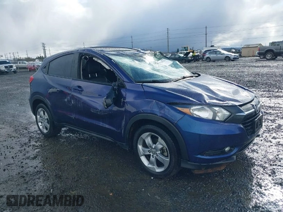 2016 Honda HR-V EX with VIN 3CZRU6H50GM749283, listed as a IAAI auction lot 41788762 with 76,785 mi miles. Bid and sale history available at carsss.com. Image 1.