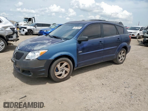 2004 Pontiac Vibe with VIN 5Y2SL62824Z418339, listed as a Copart auction lot 59178035 with 239,270 mi miles and Salvage title. Bid and sale history available at DreamBid. Image 1.