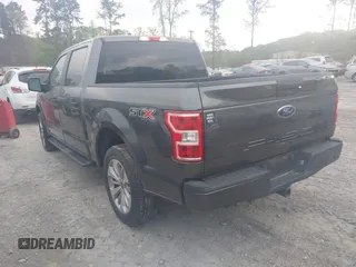 2018 Ford F-150 XL with VIN 1FTEW1C50JFD23545, listed as a IAAI auction lot 41838209 with 129,906 mi miles and . Bid and sale history available at DreamBid. Image 3.