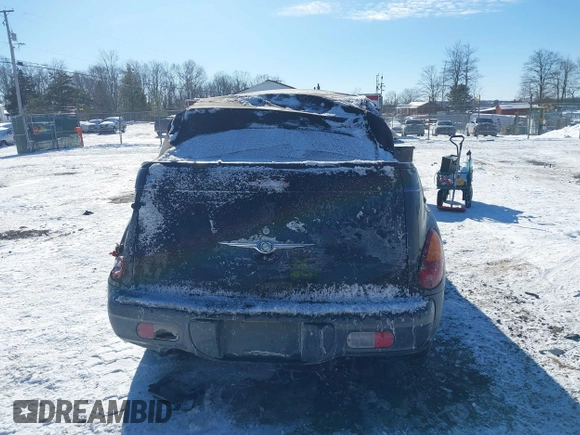 2005 Chrysler PT Cruiser with VIN 3C3EY45X85T329359, listed as a IAAI auction lot 41372450 with 104,219 mi miles. Bid and sale history available at carsss.com. Image 16.