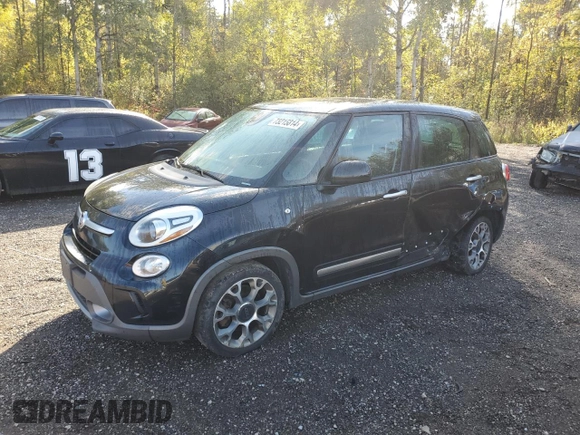 2014 FIAT 500L Trekking with VIN ZFBCFADH5EZ024494, listed as a Copart auction lot 73215814 with 239,721 mi miles and Clean Title. Bid and sale history available at carsss.com. Image 1.