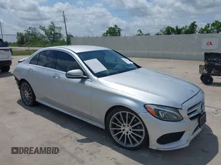 2016 Mercedes-Benz C 300 with VIN 55SWF4JBXGU165273, listed as a IAAI auction lot 42175112 with 104,261 mi miles and . Bid and sale history available at DreamBid. Image 1.