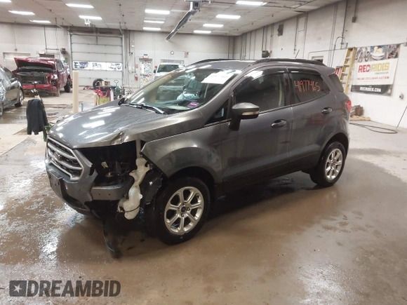 2018 Ford EcoSport SE z VIN MAJ6P1UL9JC209906, wystawiony jako IAAI lot #41977465 z przebiegiem 58 636 mil mil oraz . Historia ofert i sprzedaży dostępna na DreamBid. Obrazek 2.