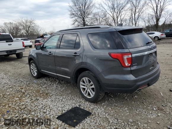 2018 Ford Explorer XLT with VIN 1FM5K8DH4JGA40603, listed as a Copart auction lot 50973805 with 91,259 mi miles and Salvage Title. Bid and sale history available at carsss.com. Image 2.