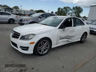 2014 Mercedes-Benz C-Class C 250 Sport with VIN WDDGF4HB9EA934269, listed as a Copart auction lot 50732005 with 115,994 mi miles and Salvage Title. Bid and sale history available at carsss.com. Image 1.