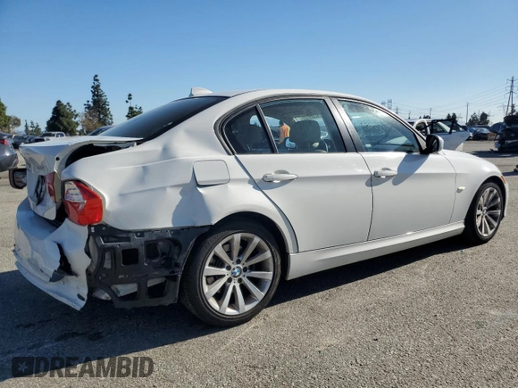 2011 BMW 3 Series 328i with VIN WBAPH5C55BF093378, listed as a Copart auction lot 50389725 with 99,387 mi miles and Salvage Title. Bid and sale history available at carsss.com. Image 3.