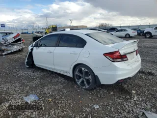 2015 Honda Civic Sedan Si with VIN 2HGFB6E55FH707595, listed as a Copart auction lot 45353825 with 0 mi miles and Salvage Title. Bid and sale history available at carsss.com. Image 2.