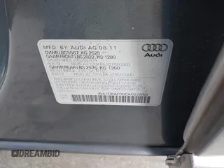 2012 Audi Q5 3.2L Premium Plus with VIN WA1DKAFP0CA022868, listed as a IAAI auction lot 41759336 with 139,088 mi miles. Bid and sale history available at carsss.com. Image 9.