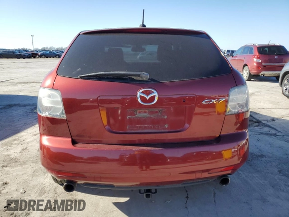 2011 Mazda CX-7 s Grand Touring with VIN JM3ER2D36B0394092, listed as a Copart auction lot 48713185 with 0 mi miles and Clean Title. Bid and sale history available at carsss.com. Image 6.