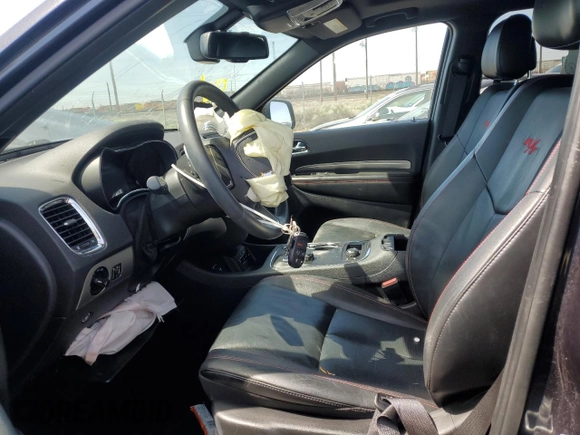 2015 Dodge Durango R/T with VIN 1C4SDJCT8FC772312, listed as a Copart auction lot 56235075 with 61,813 mi miles and Salvage title. Bid and sale history available at DreamBid. Image 7.