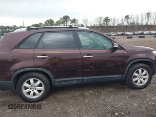 2012 Kia Sorento LX with VIN 5XYKT3A67CG257756, listed as a IAAI auction lot 41995922 with 18,178 mi miles. Bid and sale history available at carsss.com. Image 6.