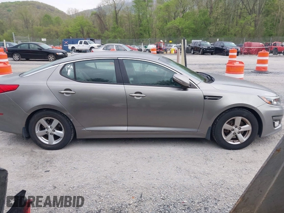 2014 Kia Optima LX with VIN 5XXGM4A73EG277964, listed as a IAAI auction lot 42079663 with 91,009 mi miles. Bid and sale history available at carsss.com. Image 14.