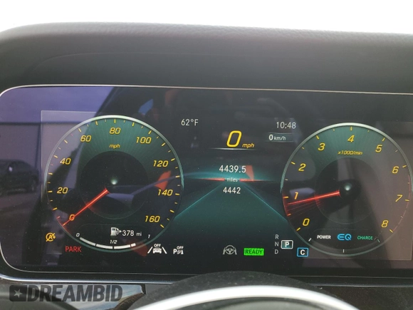 2023 Mercedes-Benz E 450 with VIN W1KZF5KB6PB185466, listed as a Copart auction lot 76940854 with 4,442 mi miles and Clean Title. Bid and sale history available at DreamBid. Image 9.