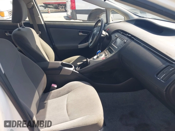 2012 Toyota Prius One with VIN JTDKN3DU9C1551440, listed as a IAAI auction lot 42147982 with 17,345 mi miles. Bid and sale history available at carsss.com. Image 5.