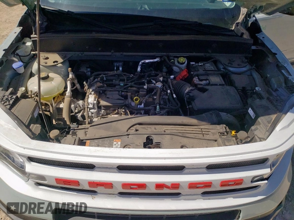 2024 Ford Bronco Sport Heritage z VIN 3FMCR9G63RRE67293, wystawiony jako Copart lot #57208985 z przebiegiem 11 765 mil mil oraz Szkoda całkowita • Salvage title. Historia ofert i sprzedaży dostępna na DreamBid. Obrazek 12.
